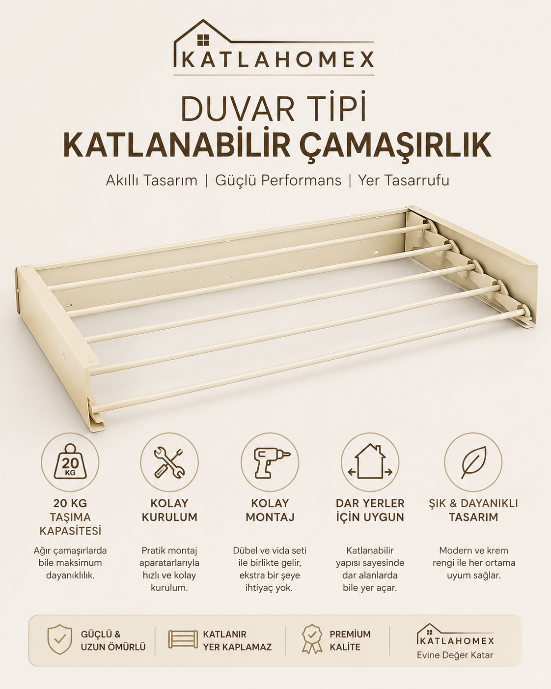 Katlana Bilir Çamaşırlık
