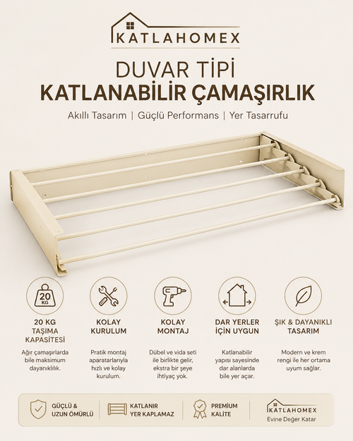 Katlana Bilir Çamaşırlık