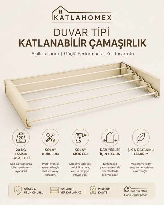 Katlana Bilir Çamaşırlık